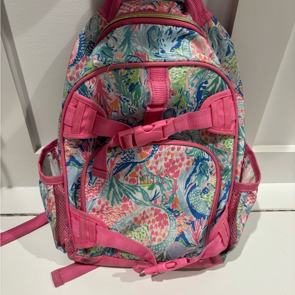 Lilly Pulitzer Other - Lilly Pulitzer Kids Backpack - Pink and Multicolor